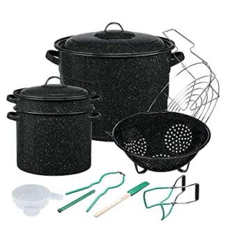 Granite Ware Enamel-on-steel 12-Piece Canner Kit