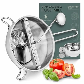 Ergonomic Food Mill Stainless Steel